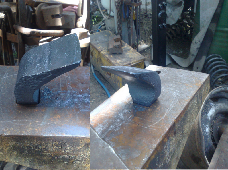 Anvil Saddle, solid, forged,